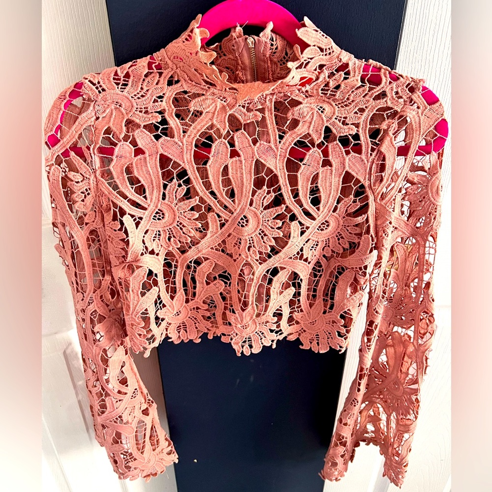 Pink crop top